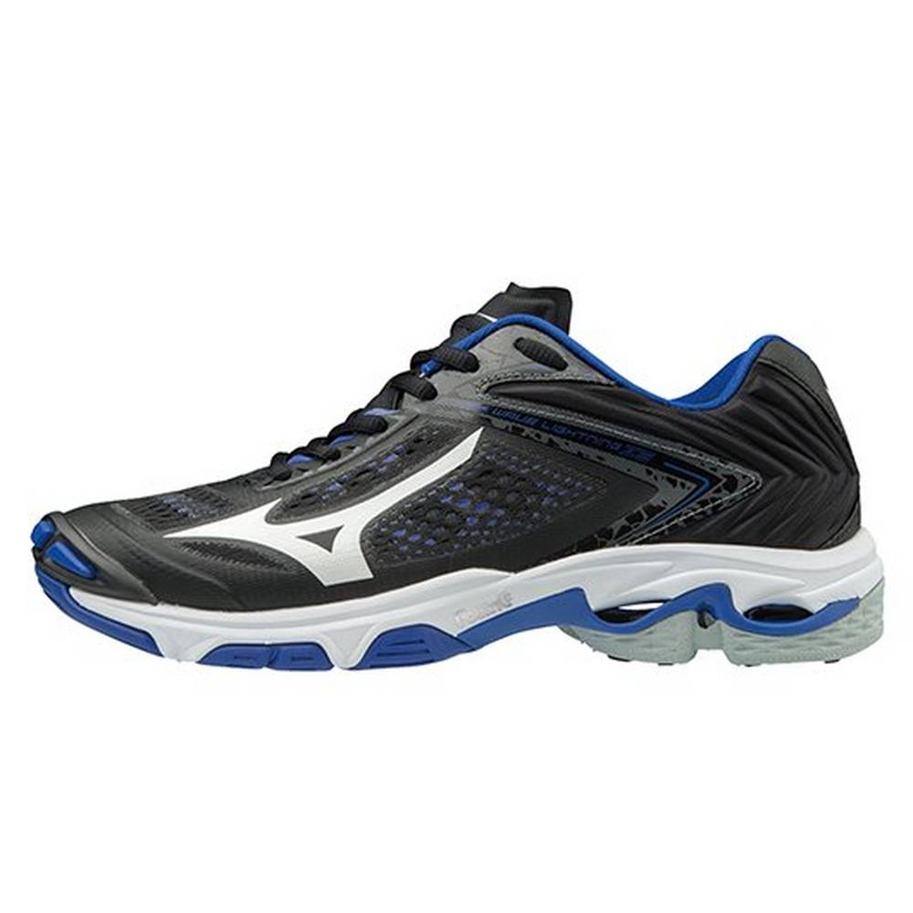 Mizuno Women's Wave Lightning Z5 Volleyball Shoes Black/Royal (430263-ZSF)